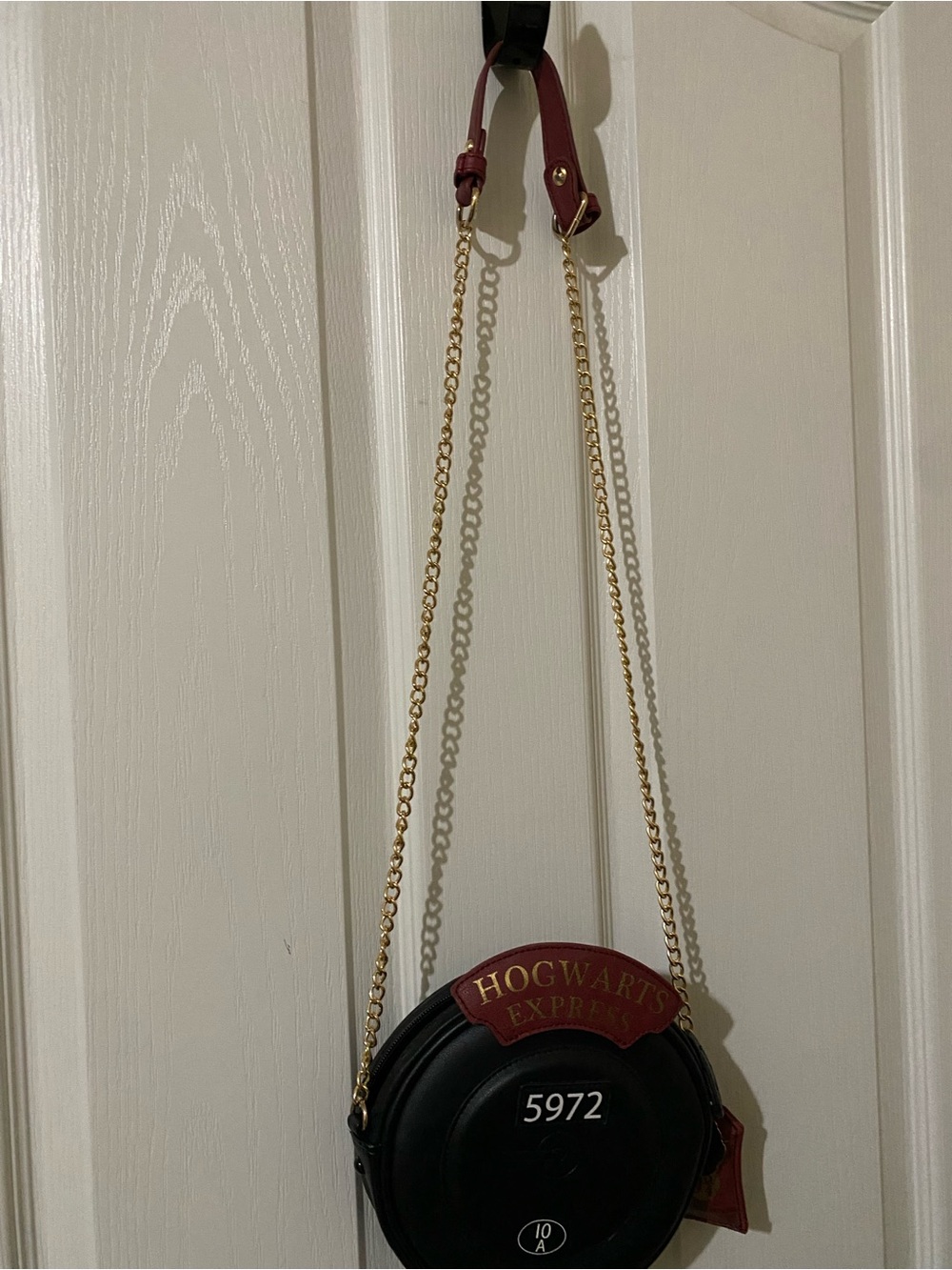 Hogwarts Express Black Round Crossbody Bag - Picture 2 of 8